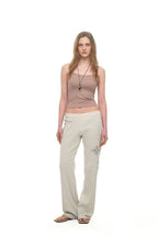 BASIC 02 SLEEVELESS TOP (DARK BEIGE)