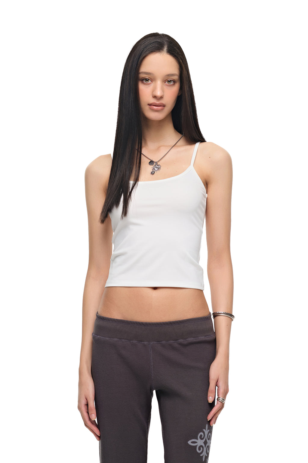 BASIC 02 SLEEVELESS TOP (WHITE)