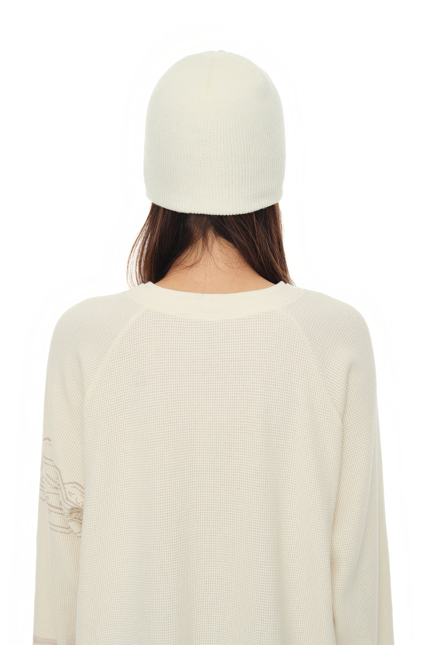COWGIRL LABEL BEANIE (IVORY)