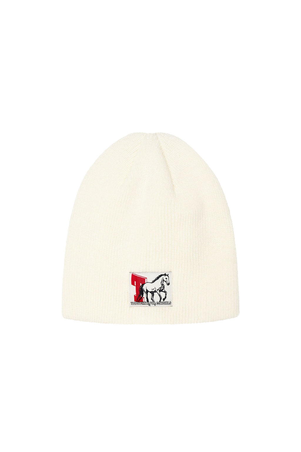 COWGIRL LABEL BEANIE (IVORY)