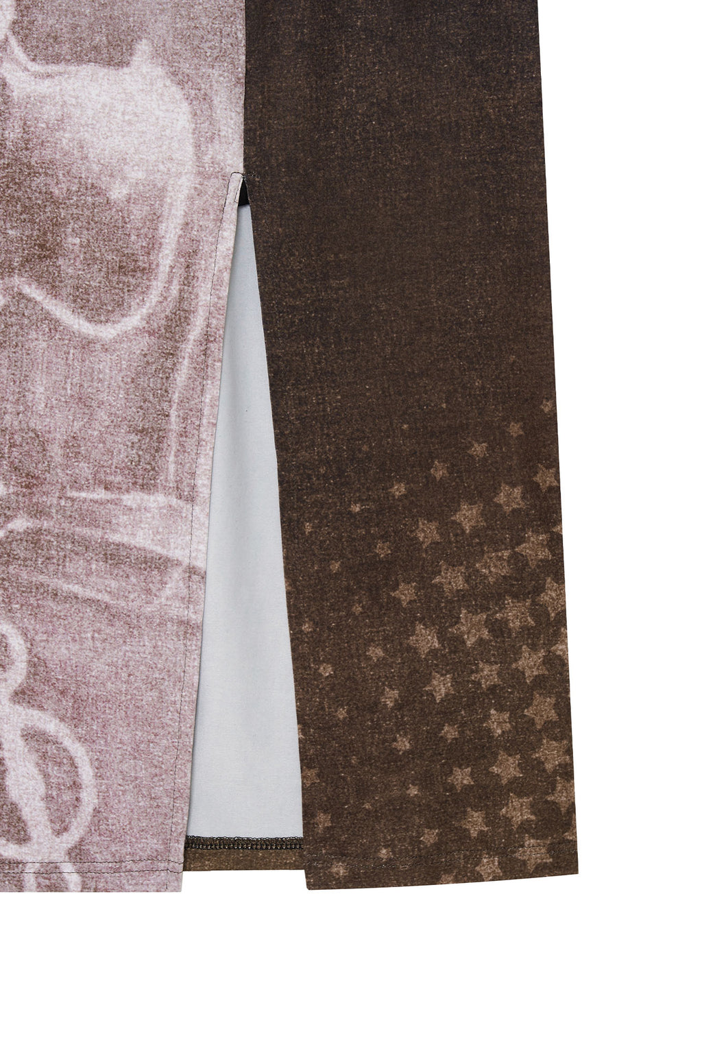 COWGIRL PRINTED DRESS (BROWN)