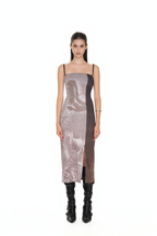 COWGIRL PRINTED DRESS (BROWN)