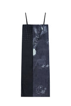 COWGIRL PRINTED DRESS (NAVY)