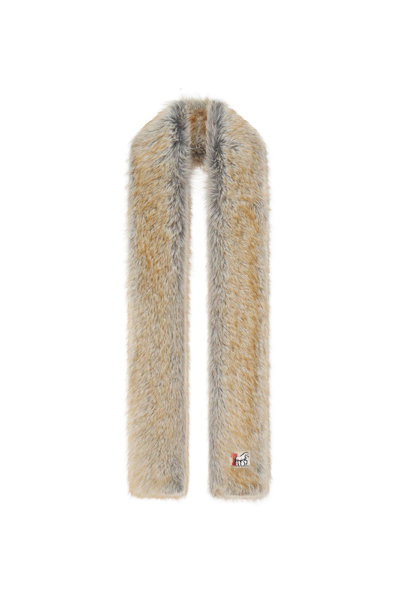 FAUX FUR SCARF (BROWN)