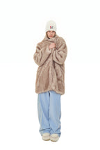 FLEECE PANEL SWEATPANTS (BLUE)