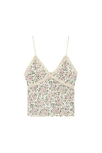 FLORAL 02 LACE CAMI TOP (IVORY)