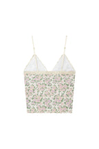 FLORAL 02 LACE CAMI TOP (IVORY)