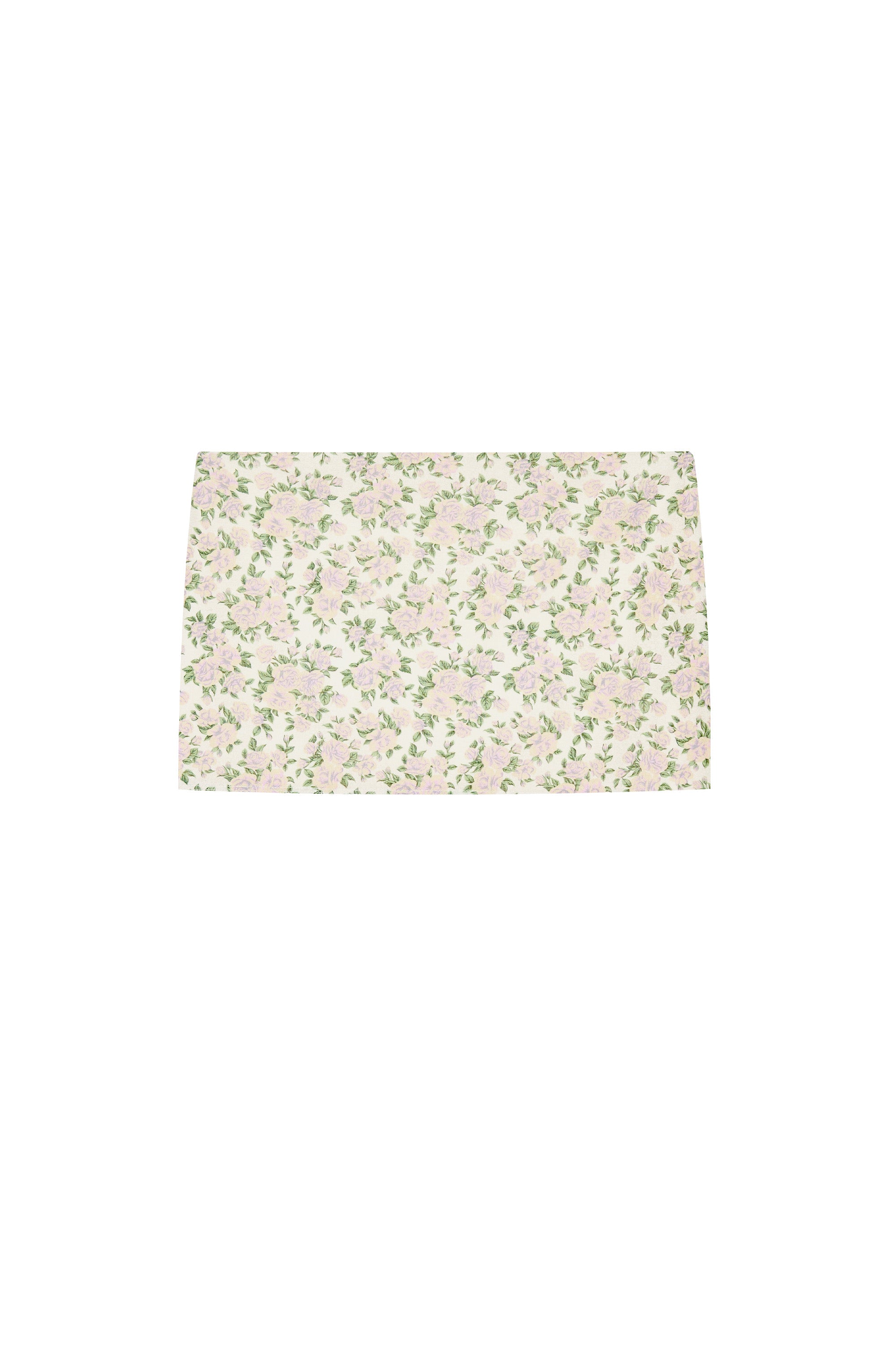 FLORAL 02 MICRO SKIRT (IVORY)