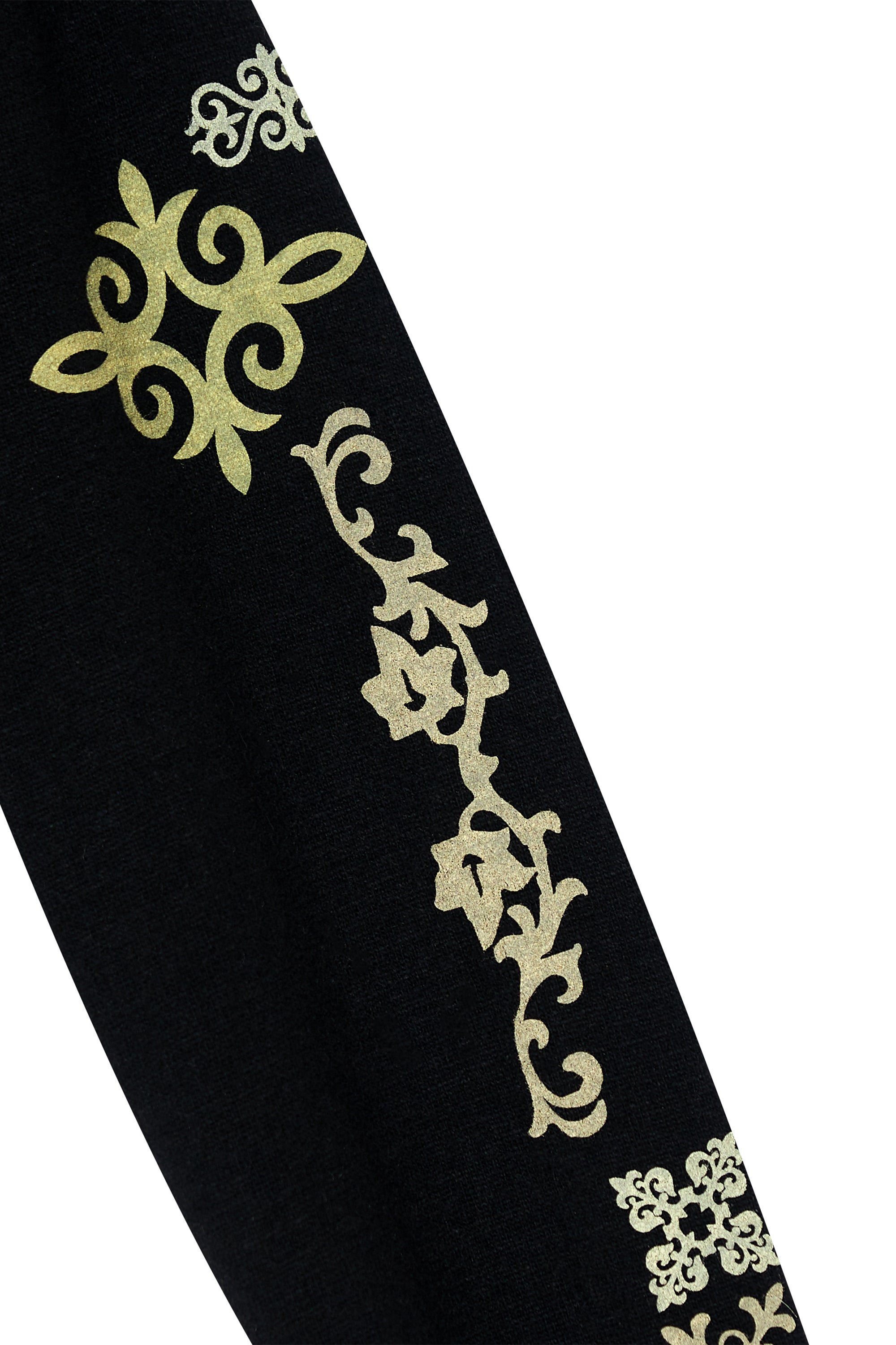 FOLK PATTERN CARDIGAN (BLACK)