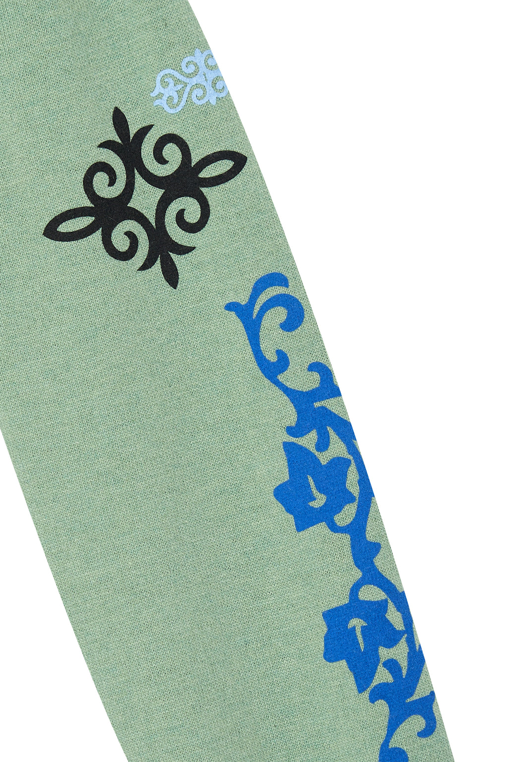 FOLK PATTERN CARDIGAN (GREEN)