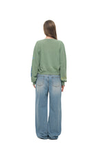 FOLK PATTERN CARDIGAN (GREEN)
