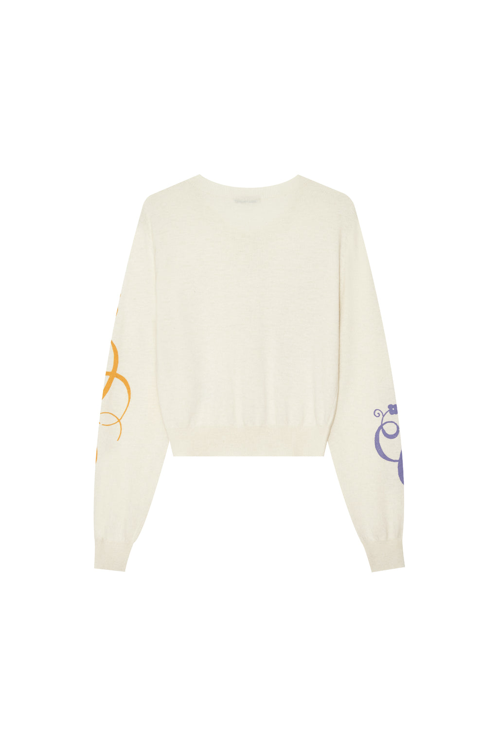 FOLK PATTERN CARDIGAN (IVORY)