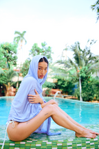 BODY SHAWL (BLUE)