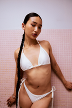 PEARL GLITTER BIKINI (IVORY)
