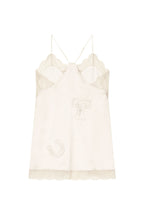 HOTFIX MINI SLIP DRESS (BEIGE)