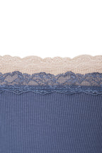 LAYERED LACE CAMI-TOP (DARK BLUE)