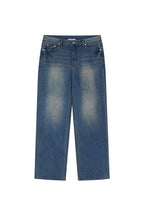 LOW RISE STRAIGHT-FIT JEANS (VINTAGE BLUE)