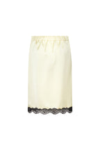 LACE MIDI SKIRT (LEMON)