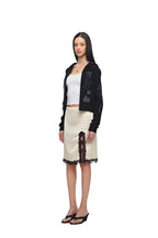 LACE MIDI SKIRT (LEMON)