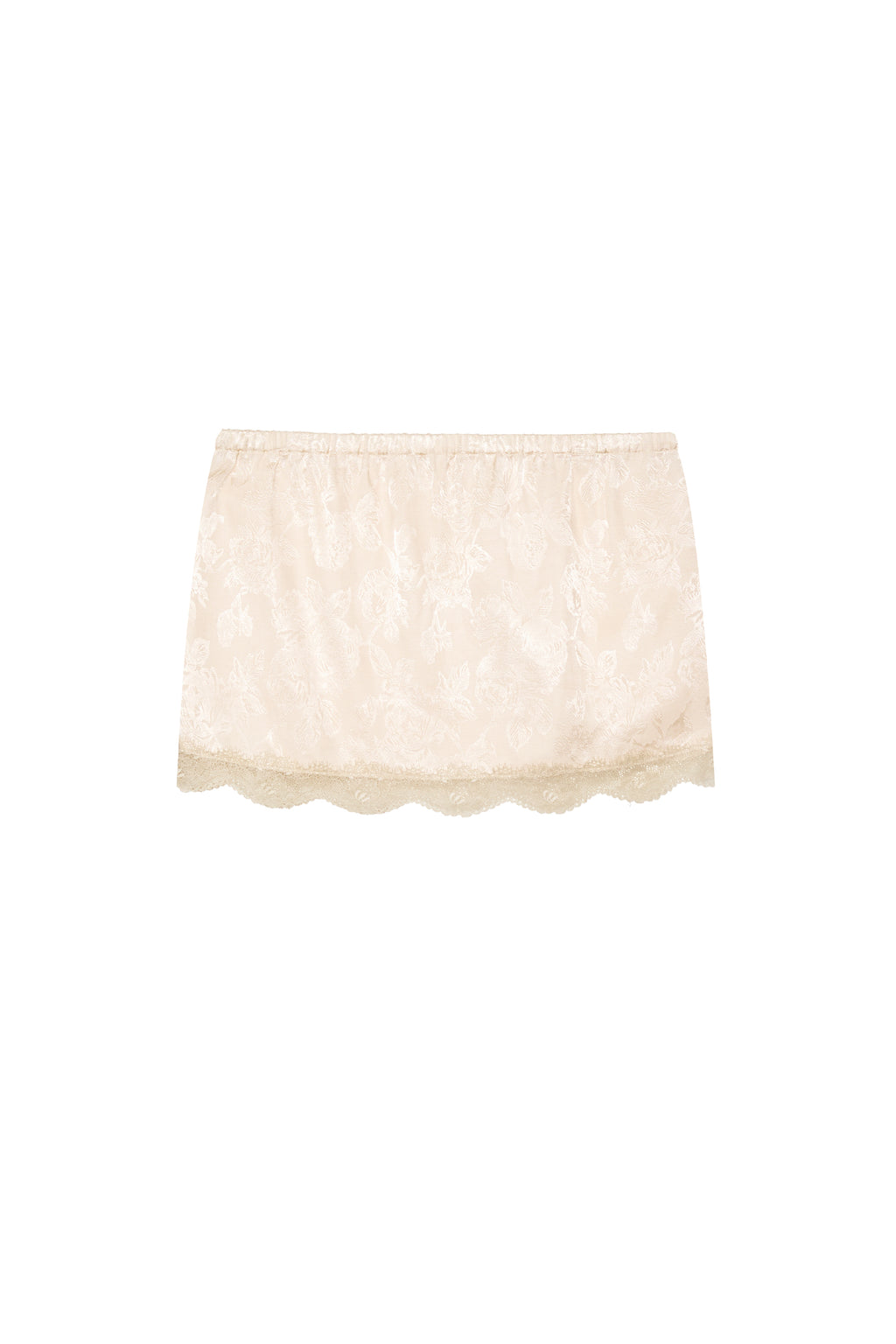 LACE MINI SLIP SKIRT (LIGHT PINK)