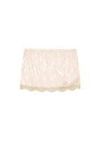 LACE MINI SLIP SKIRT (LIGHT PINK)