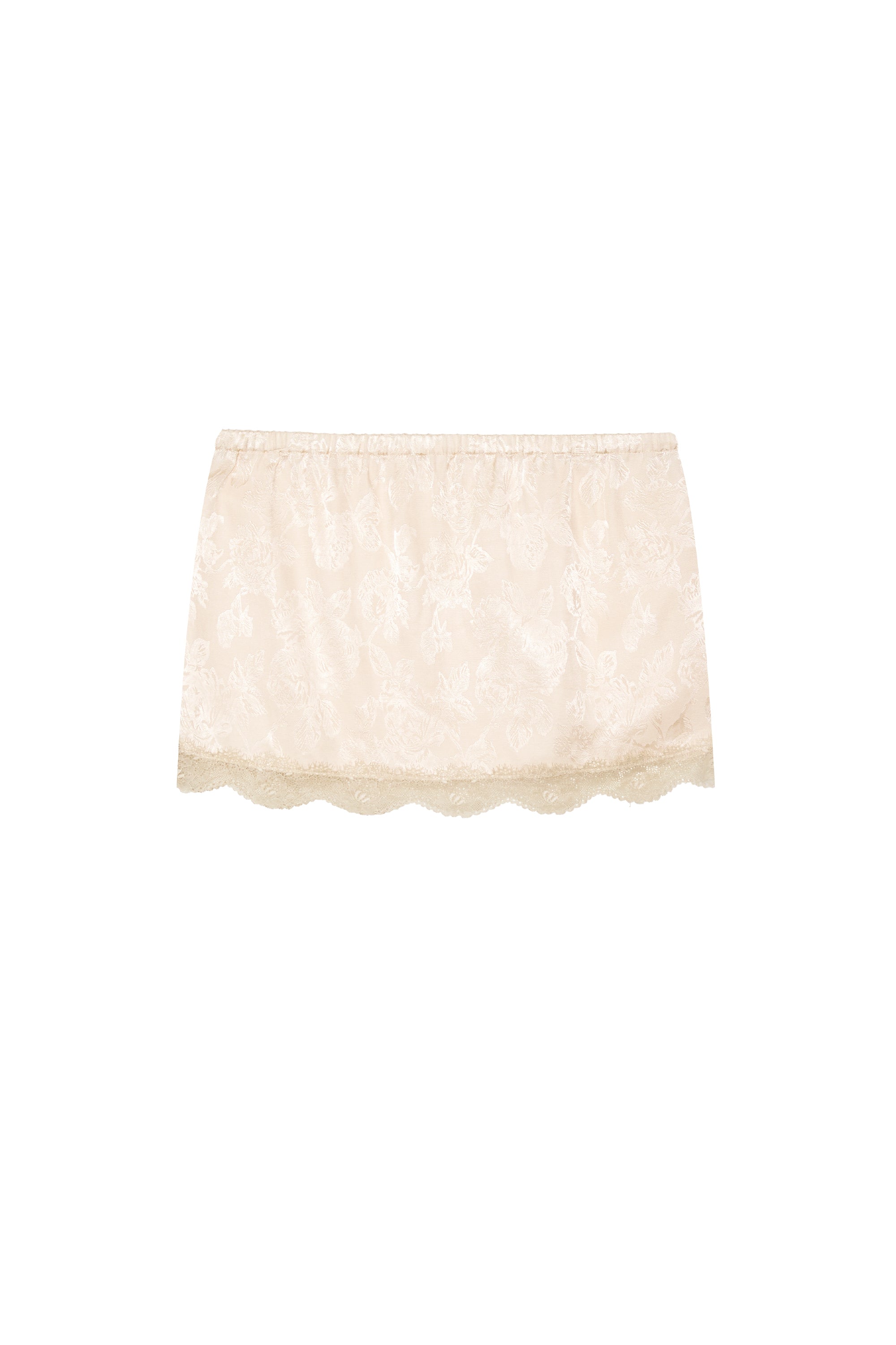 LACE MINI SLIP SKIRT (LIGHT PINK)