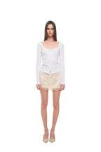 LACE MINI SLIP SKIRT (LIGHT PINK)