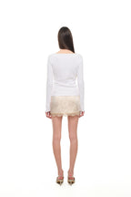 LACE MINI SLIP SKIRT (LIGHT PINK)