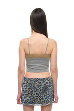 LACE POINT 02 CAMI TOP (GREY)