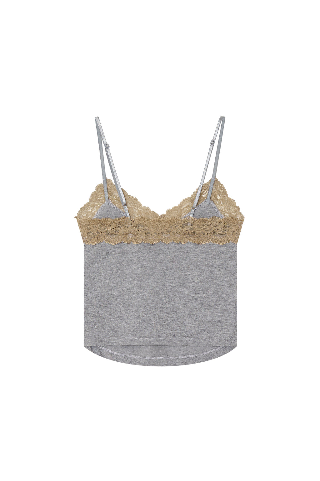 LACE POINT 02 CAMI TOP (GREY)
