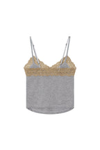 LACE POINT 02 CAMI TOP (GREY)