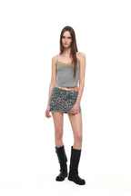 LACE POINT 02 CAMI TOP (GREY)