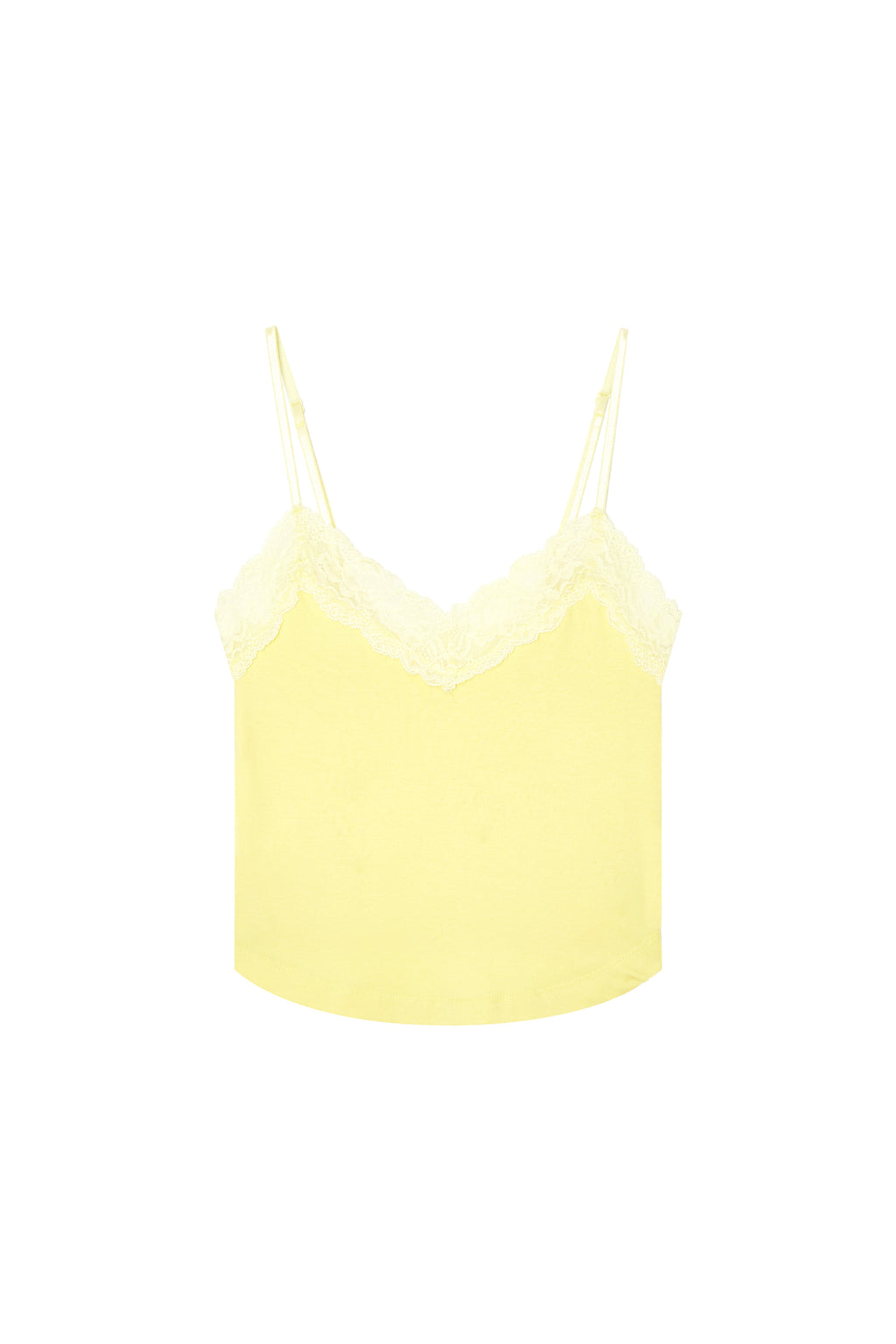 LACE POINT 02 CAMI TOP (LEMON)