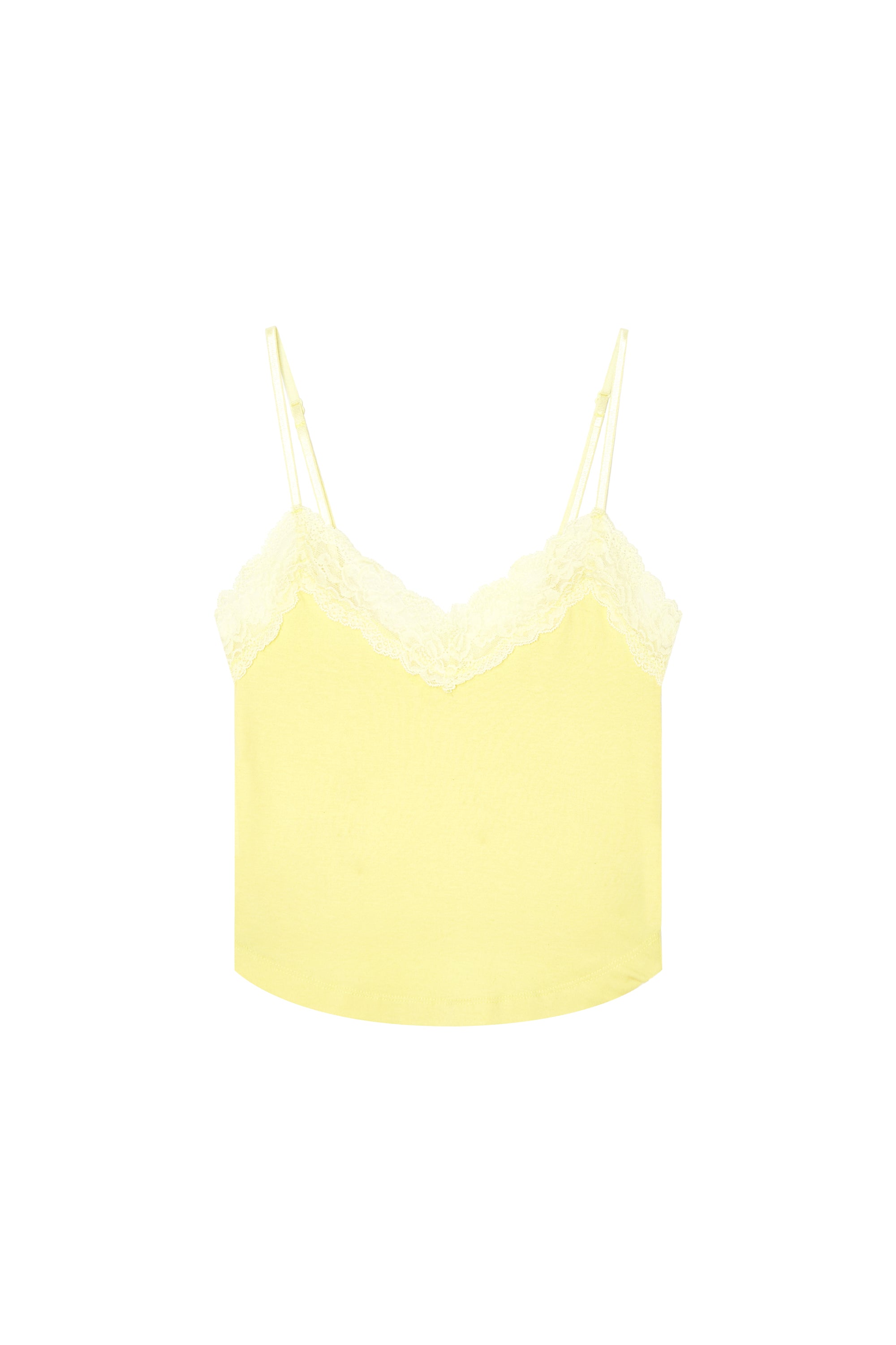 LACE POINT 02 CAMI TOP (LEMON)