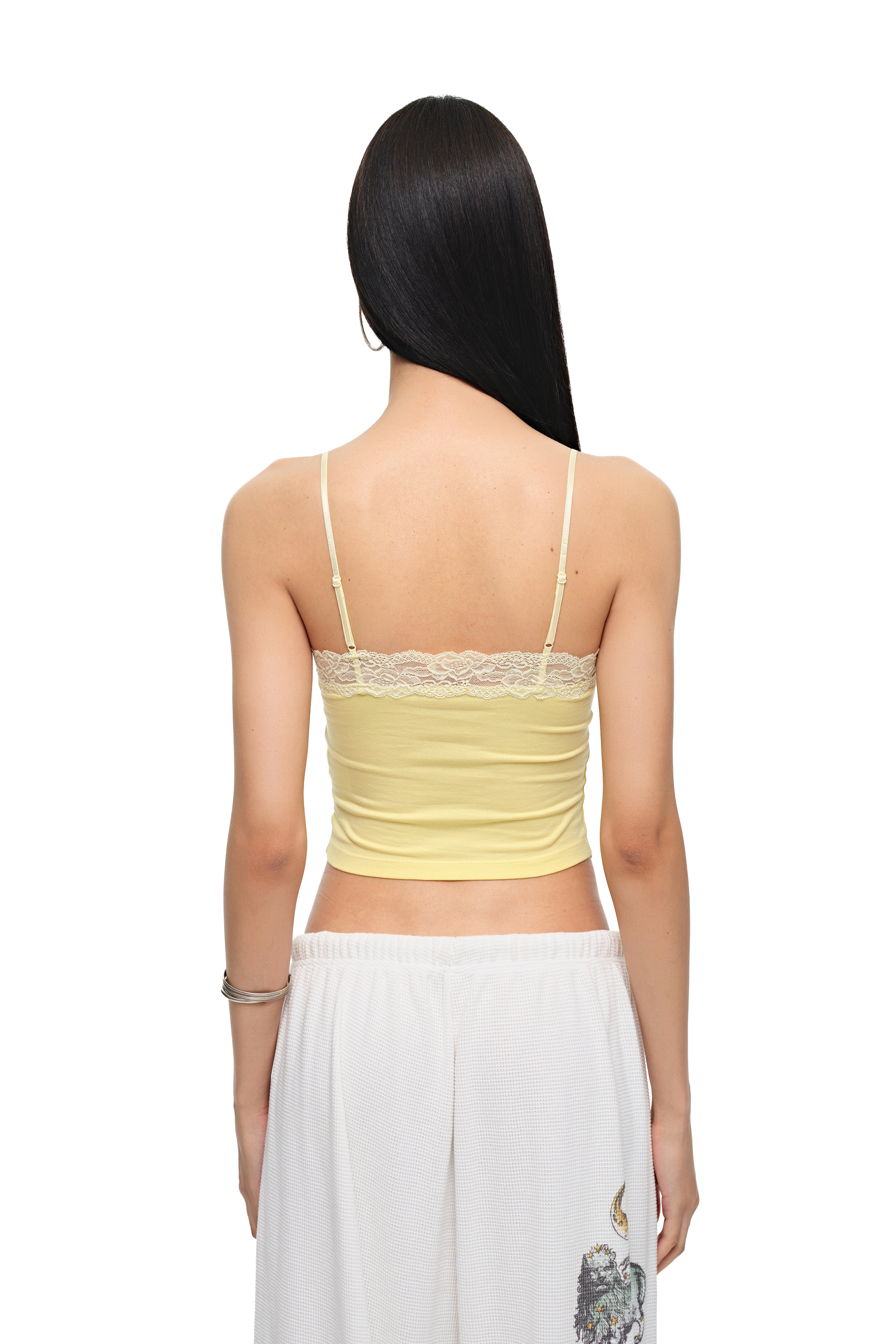 LACE POINT 02 CAMI TOP (LEMON)
