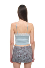 LACE POINT 02 CAMI TOP (LIGHT BLUE)