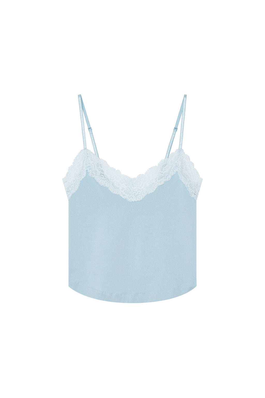 LACE POINT 02 CAMI TOP (LIGHT BLUE)