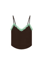 LACE POINT CAMI TOP (BROWN)