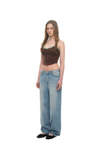 LACE POINT CAMI TOP (BROWN)