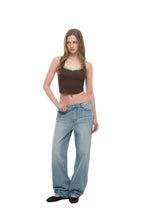 LACE POINT CAMI TOP (BROWN)