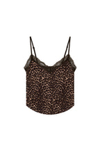 LACE POINT CAMI TOP (LEOPARD)