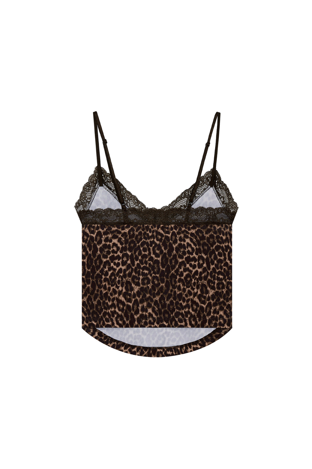 LACE POINT CAMI TOP (LEOPARD)