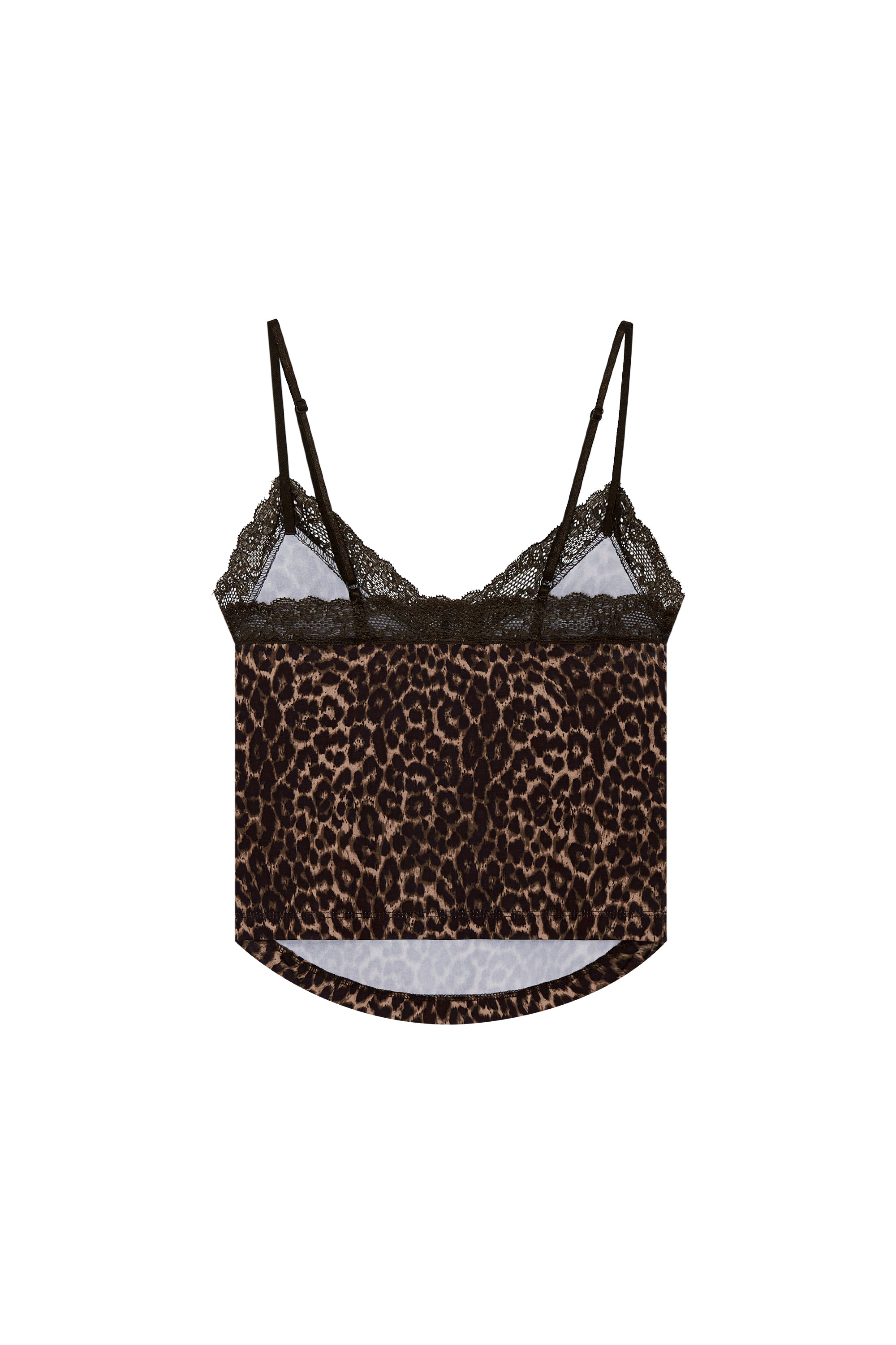LACE POINT CAMI TOP (LEOPARD)