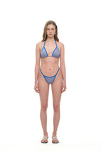 METALLIC SLUB BIKINI (BLUE)