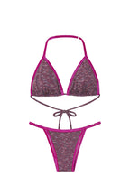 METALLIC SLUB BIKINI (MAUVE)