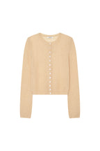 MOHAIR SLIM-FIT CARDIGAN (BEIGE)