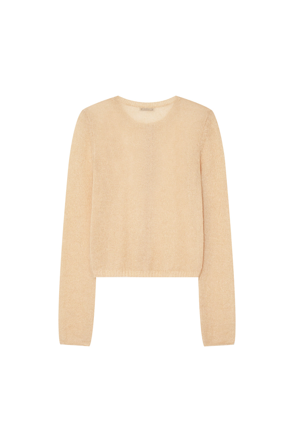 MOHAIR SLIM-FIT CARDIGAN (BEIGE)