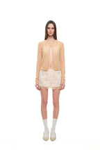 MOHAIR SLIM-FIT CARDIGAN (BEIGE)
