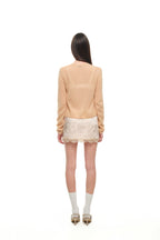 MOHAIR SLIM-FIT CARDIGAN (BEIGE)