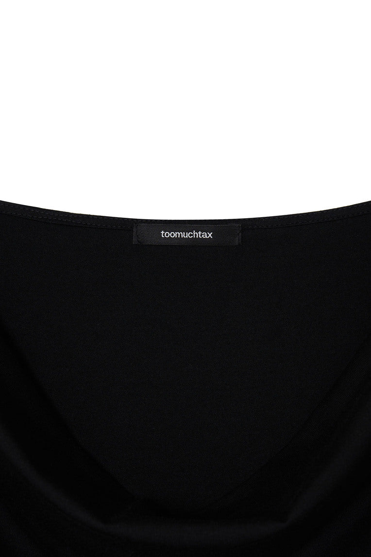 ONE SHOULDER LONG SLEEVE TOP (BLACK)